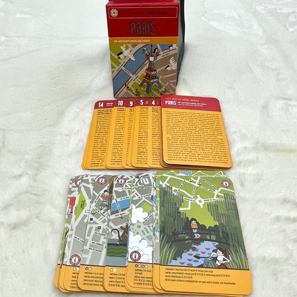 2008 Citi Walks with Kids Paris 50 Adventures on Foot by Natasha Edwards - Picture 1 of 8